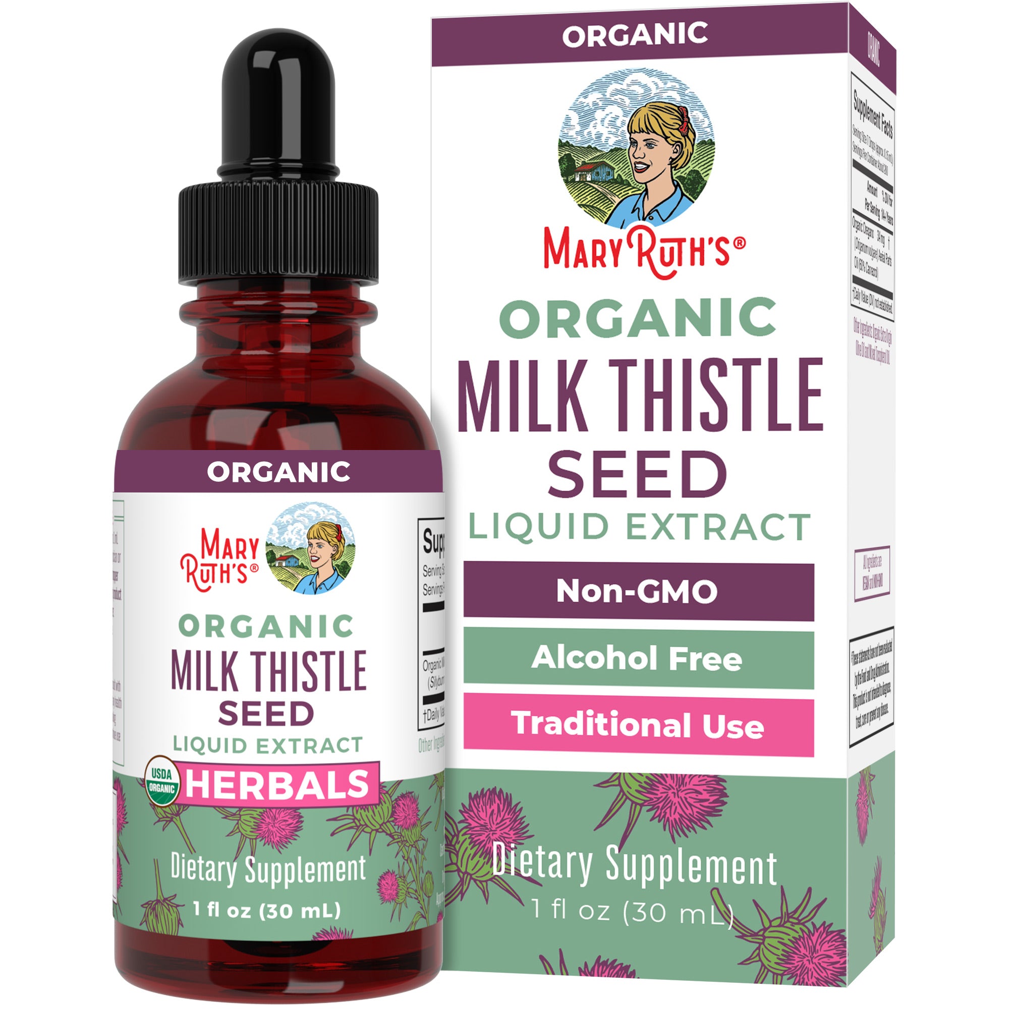 Organic Milk Thistle Seed Liquid Drops