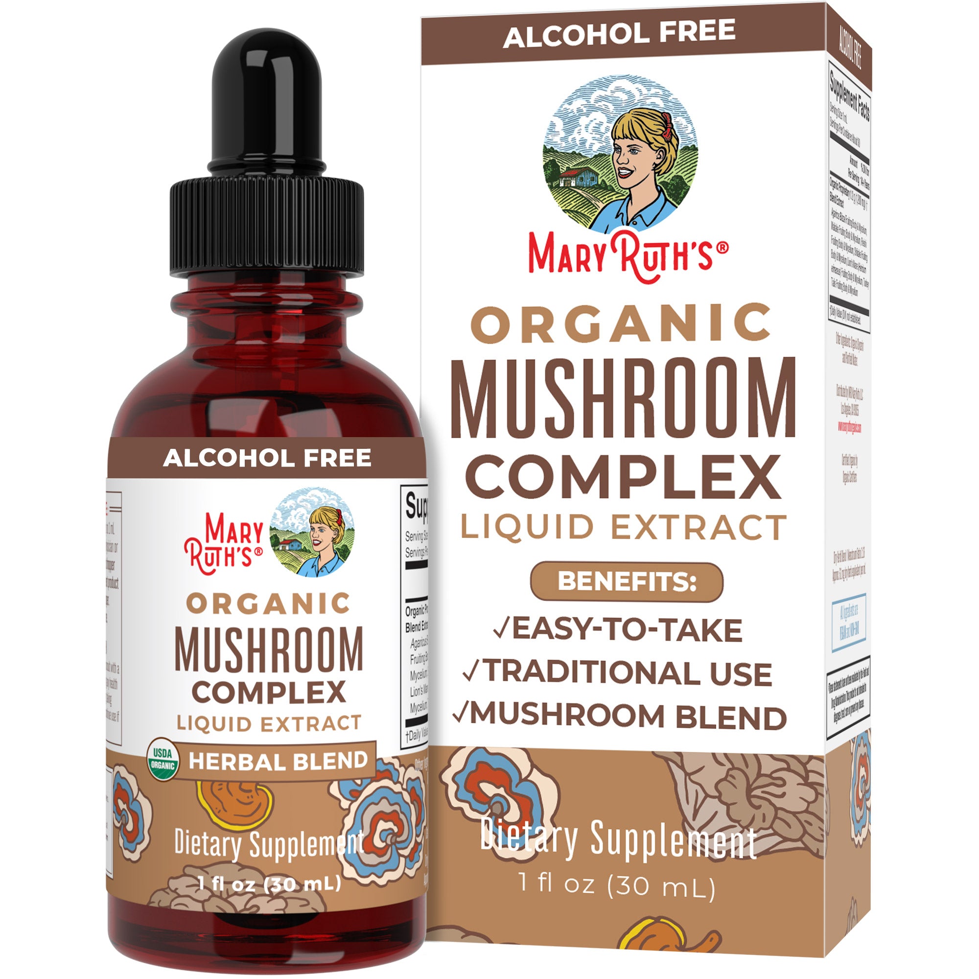Organic Mushroom Complex Liquid Drops