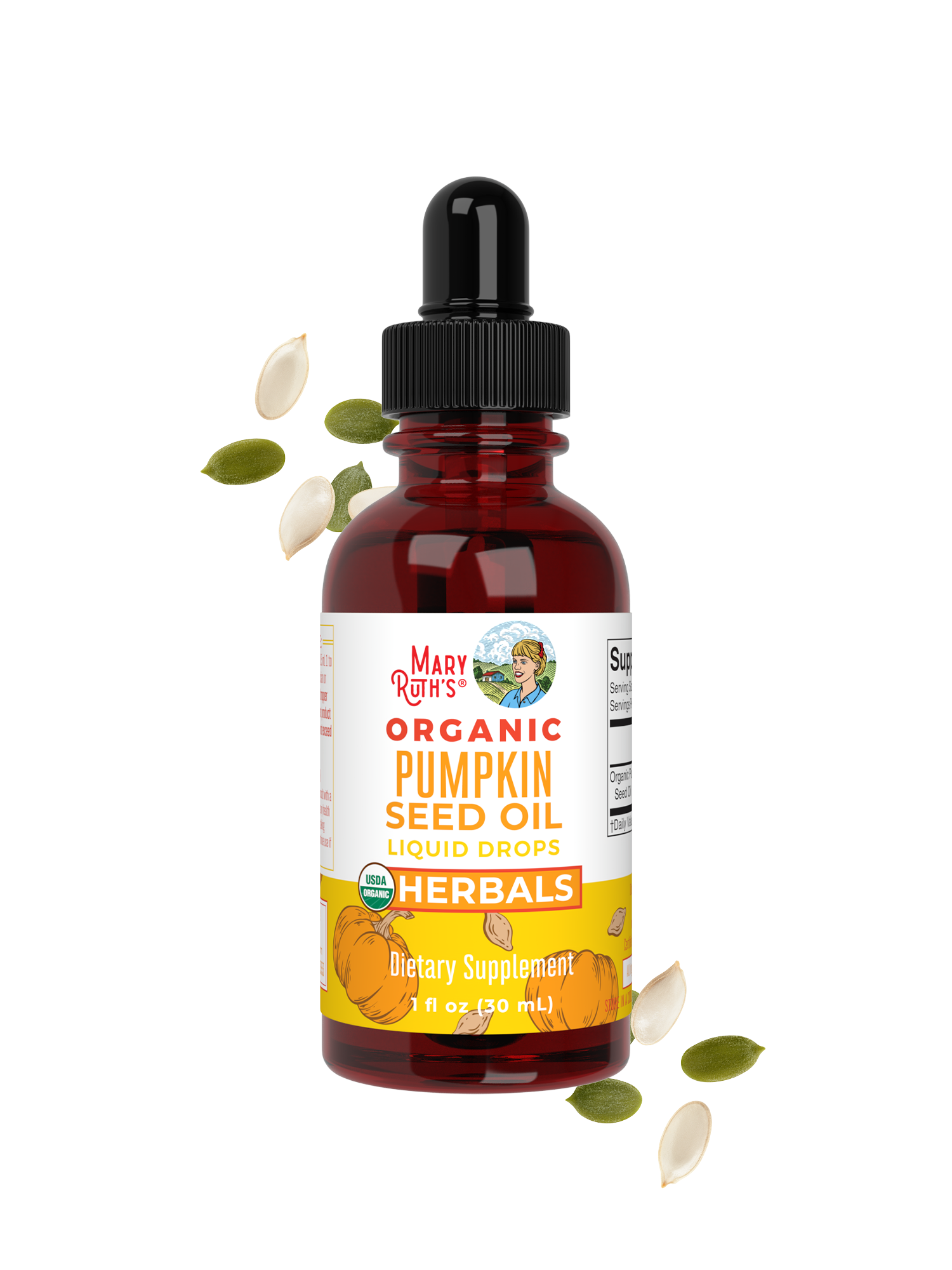 Organic Pumpkin Seed Oil Liquid Drops 