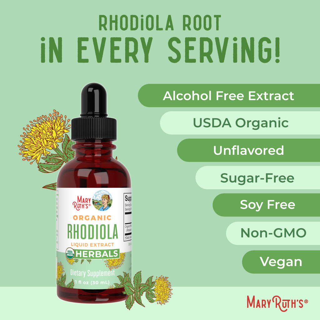Organic Rhodiola Root Liquid Extract Ingredients