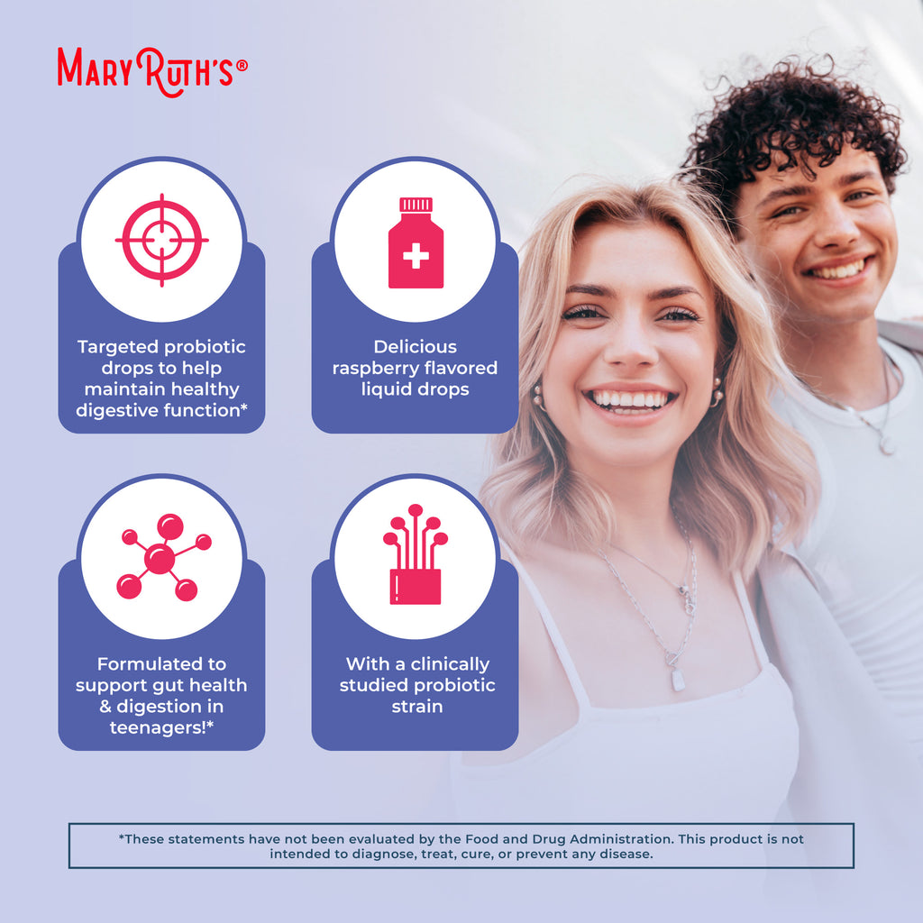 Organic Teen Precision Probiotic Digestive Liquid Drops Benefits