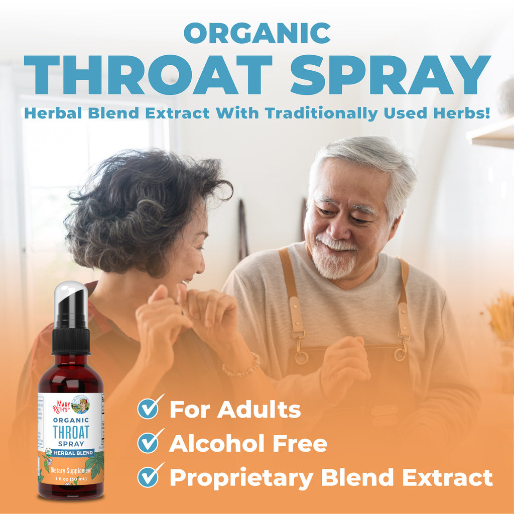 Organic Throat Spray (Unflavored) Benefits