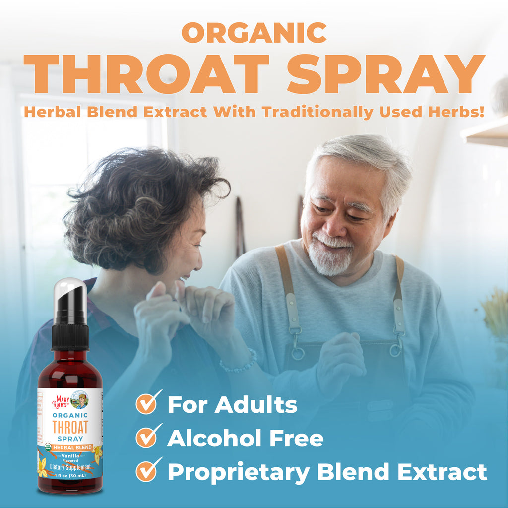 Organic Throat Spray (Vanilla) Benefits 2