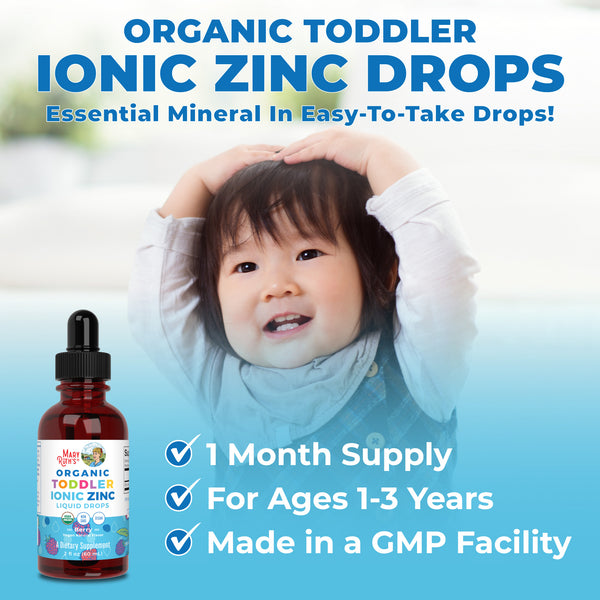 Toddler Liquid Ionic Zinc with Organic Glycerin by MaryRuths Zinc