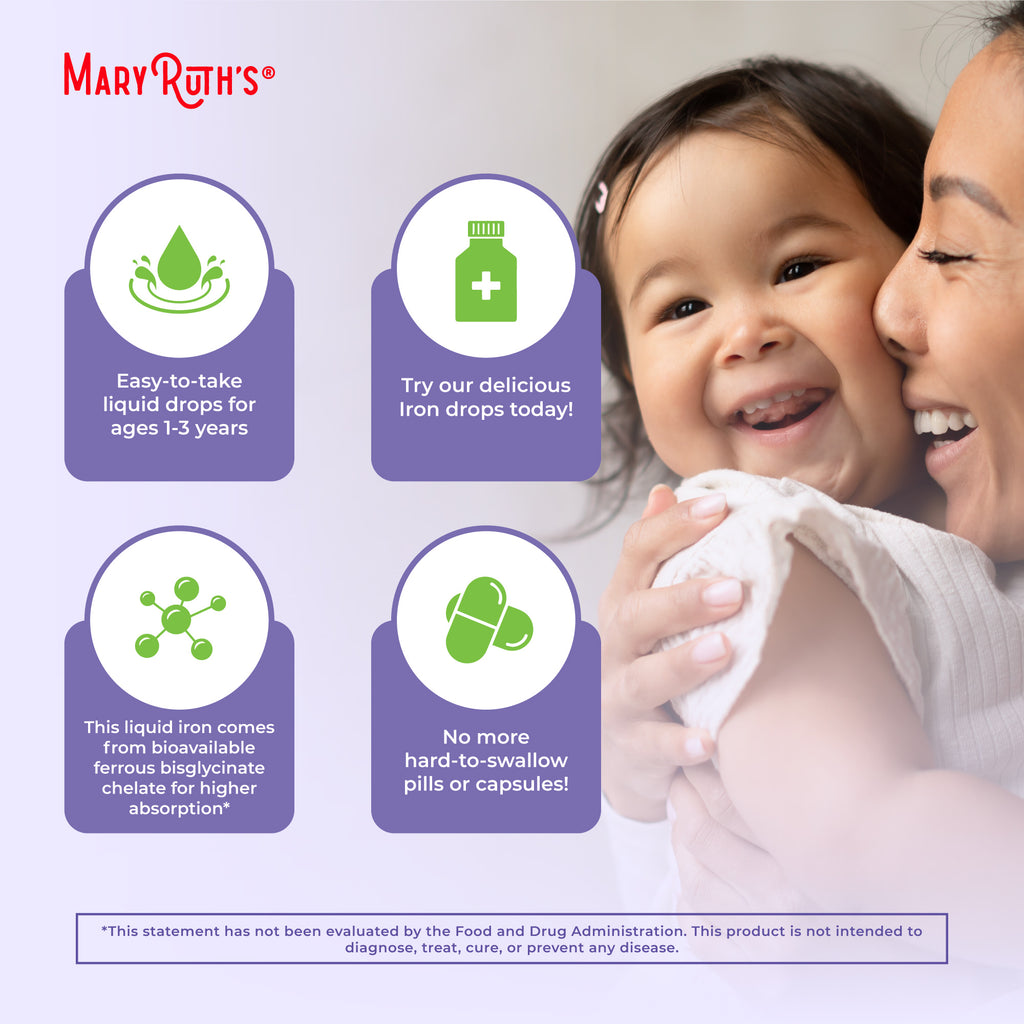 Organic Toddler Iron Liquid Drops Benefits