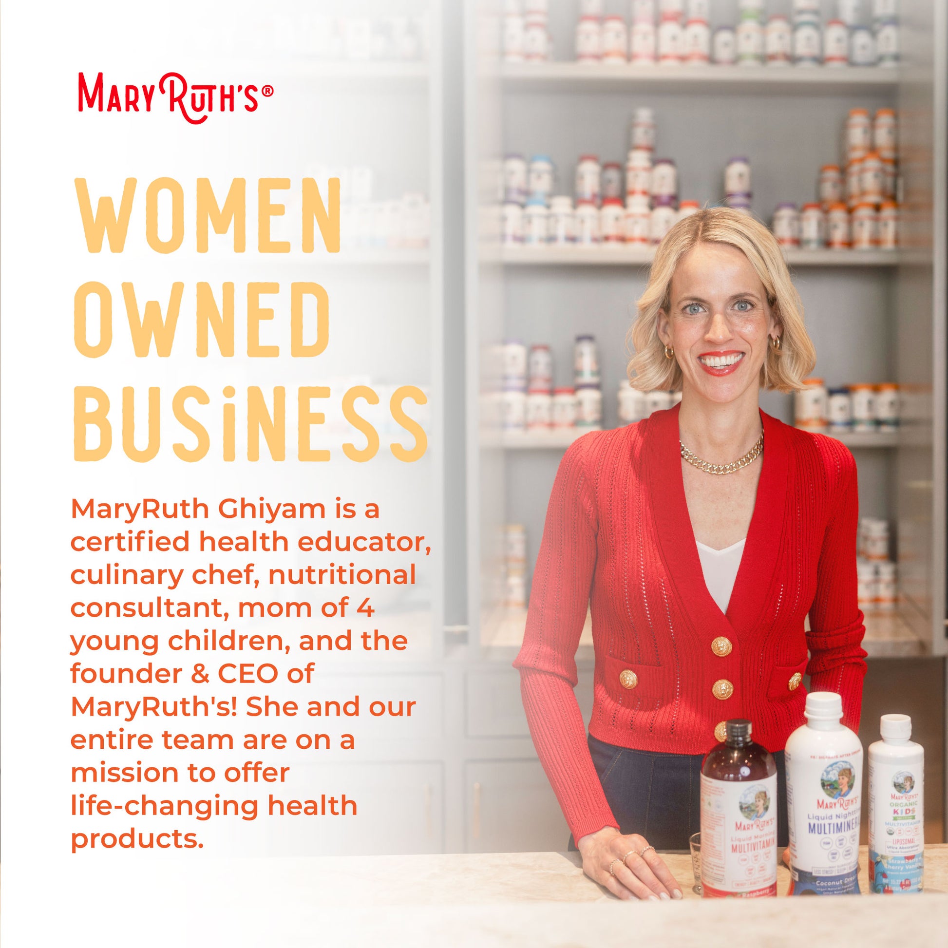 Organic Toddler Vitamin C Liquid Drops Women Owned