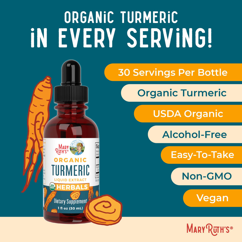 Organic Turmeric Herbal Drops Ingredients