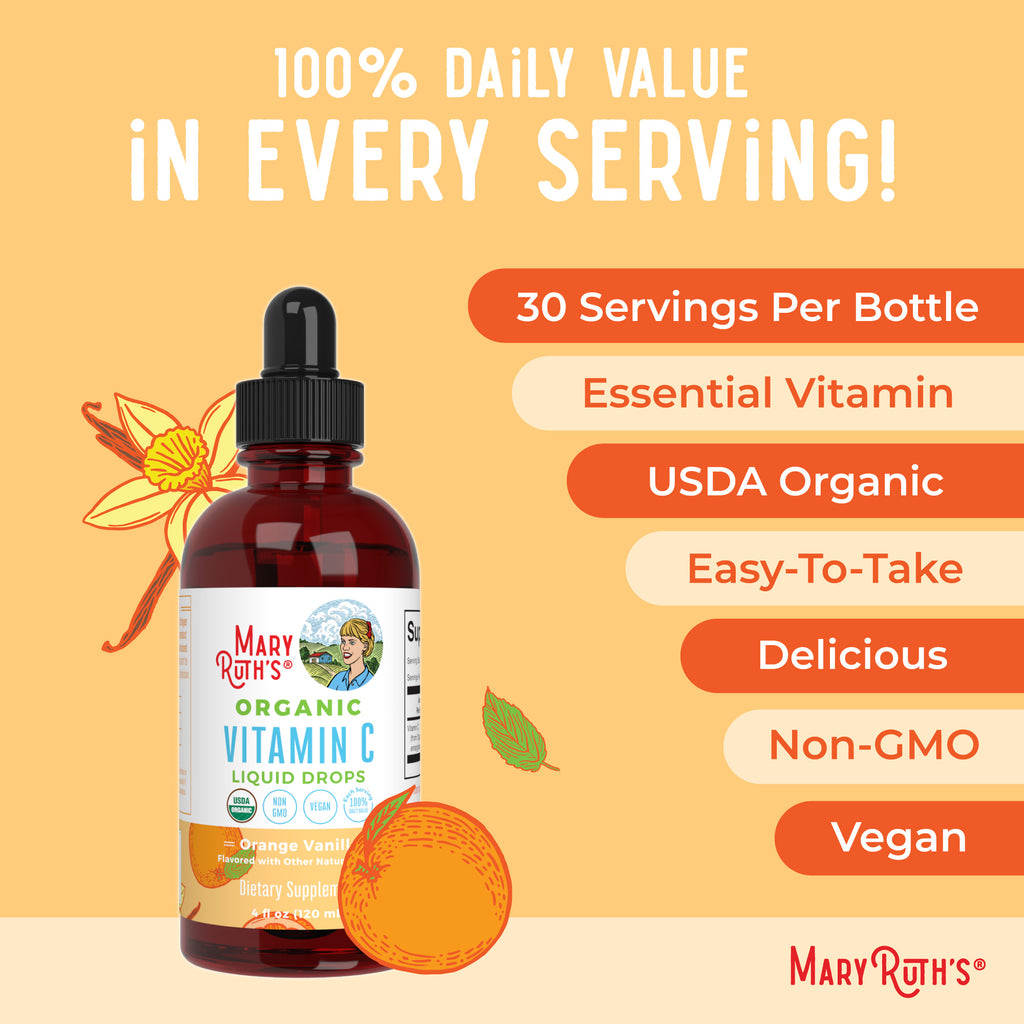 Organic Vitamin C Liquid Drops Ingredients