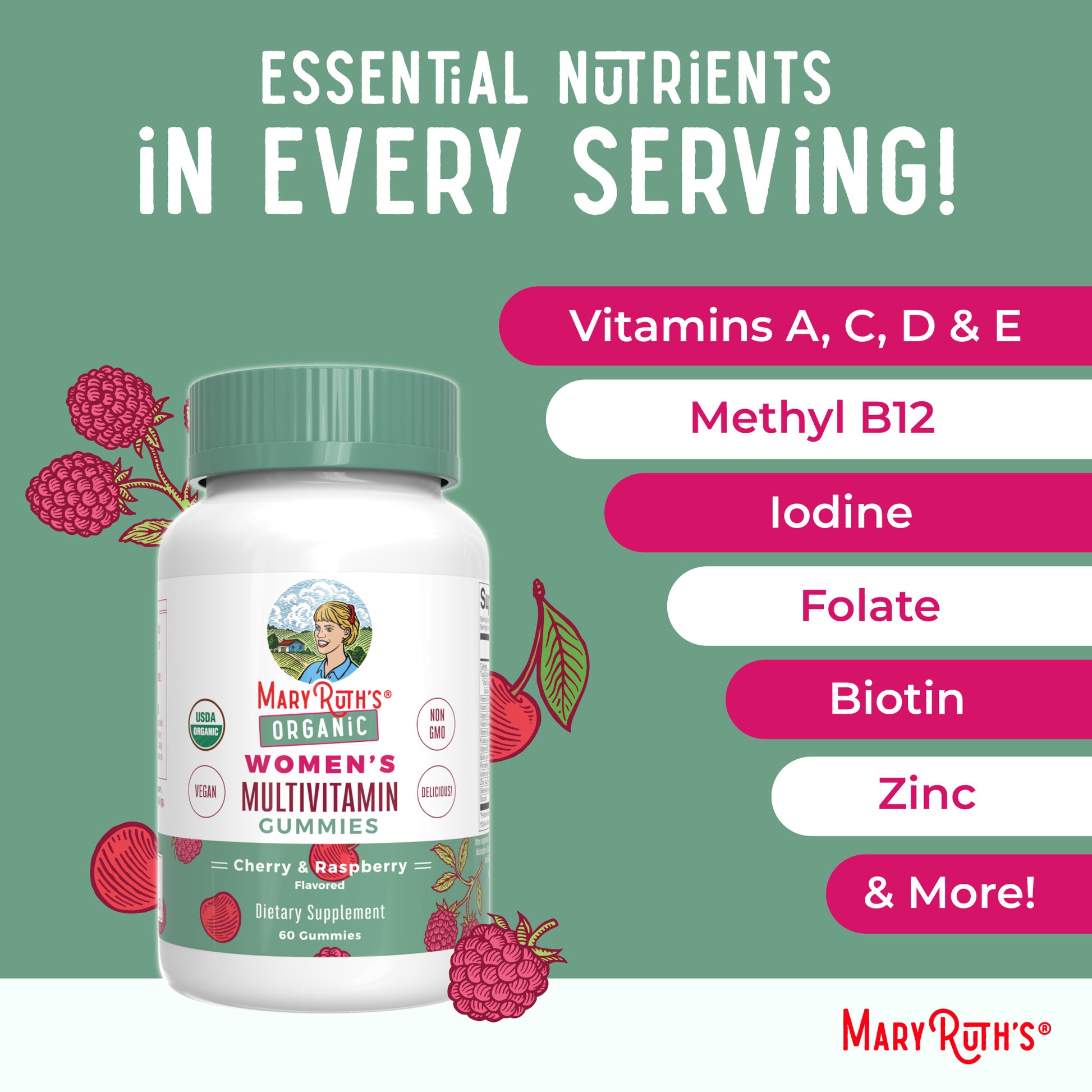 Organic Women's Multivitamin Gummies Ingredients