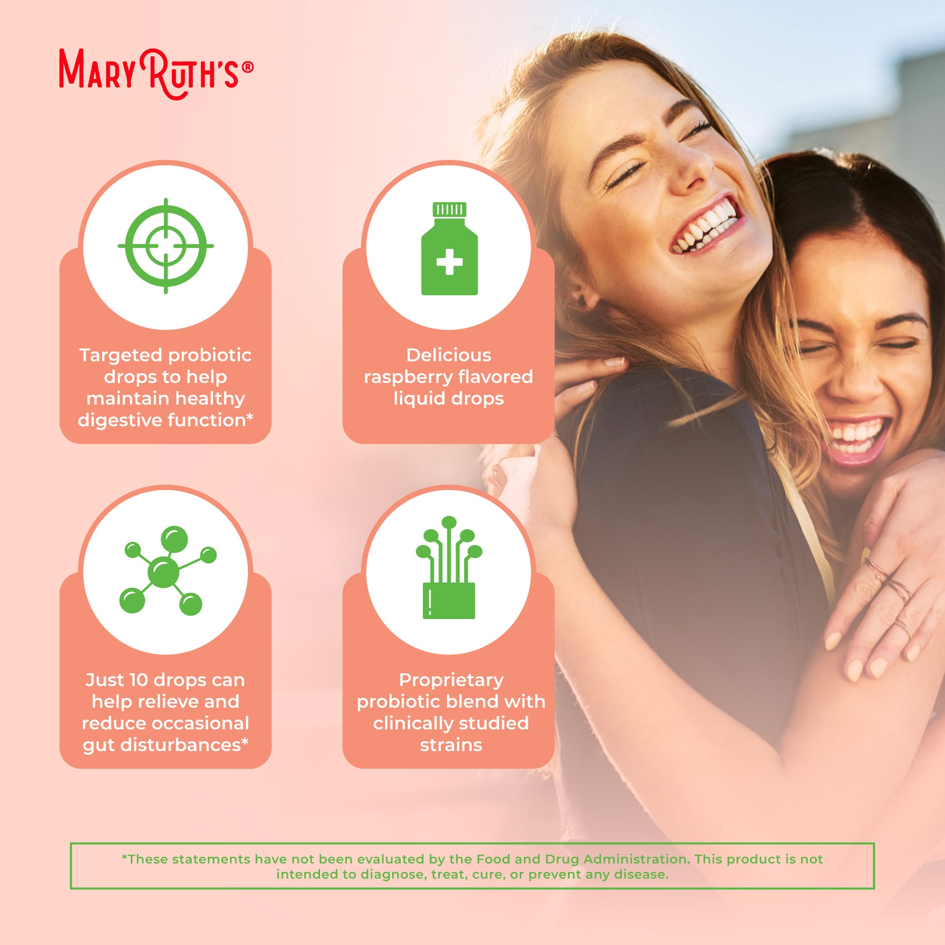 Organic Women's Precision Probiotic Digestive Liquid Drops Benefits