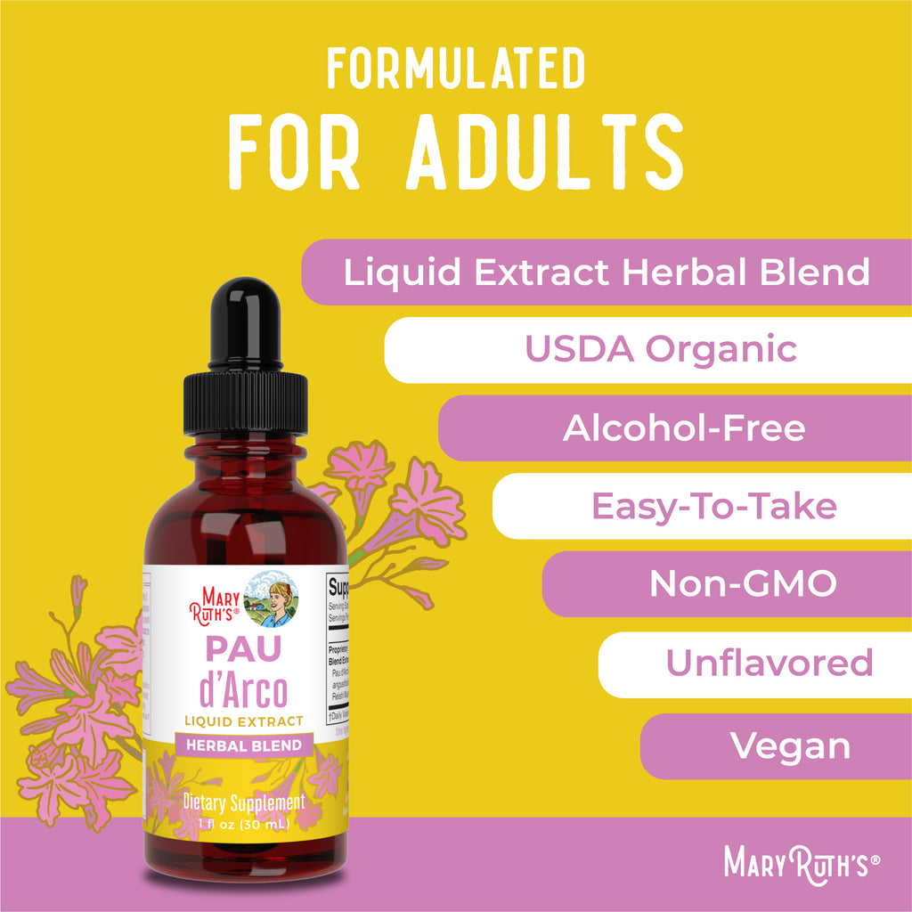 Pau d’Arco Herbal Blend Liquid Drops Ingredients