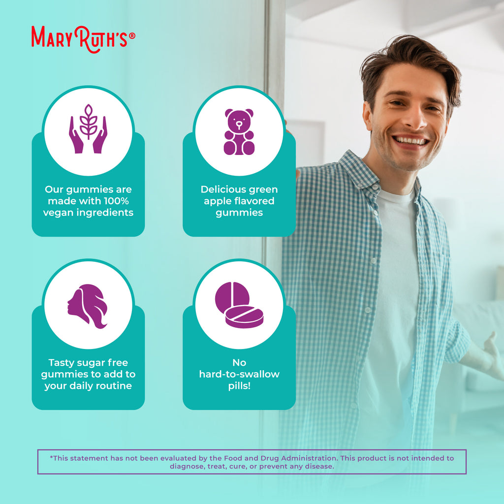 Sea Moss Gummies (Green Apple) 60 count Benefits