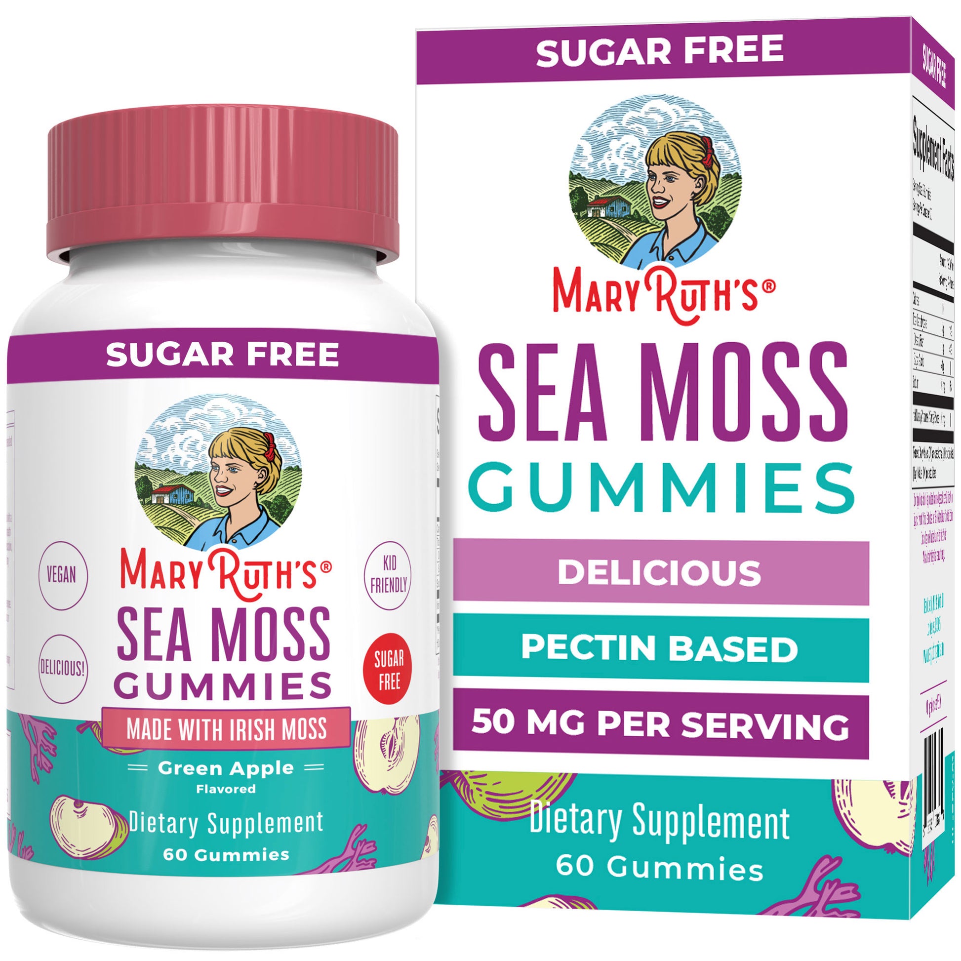 Sea Moss Gummies (Green Apple) 60 count