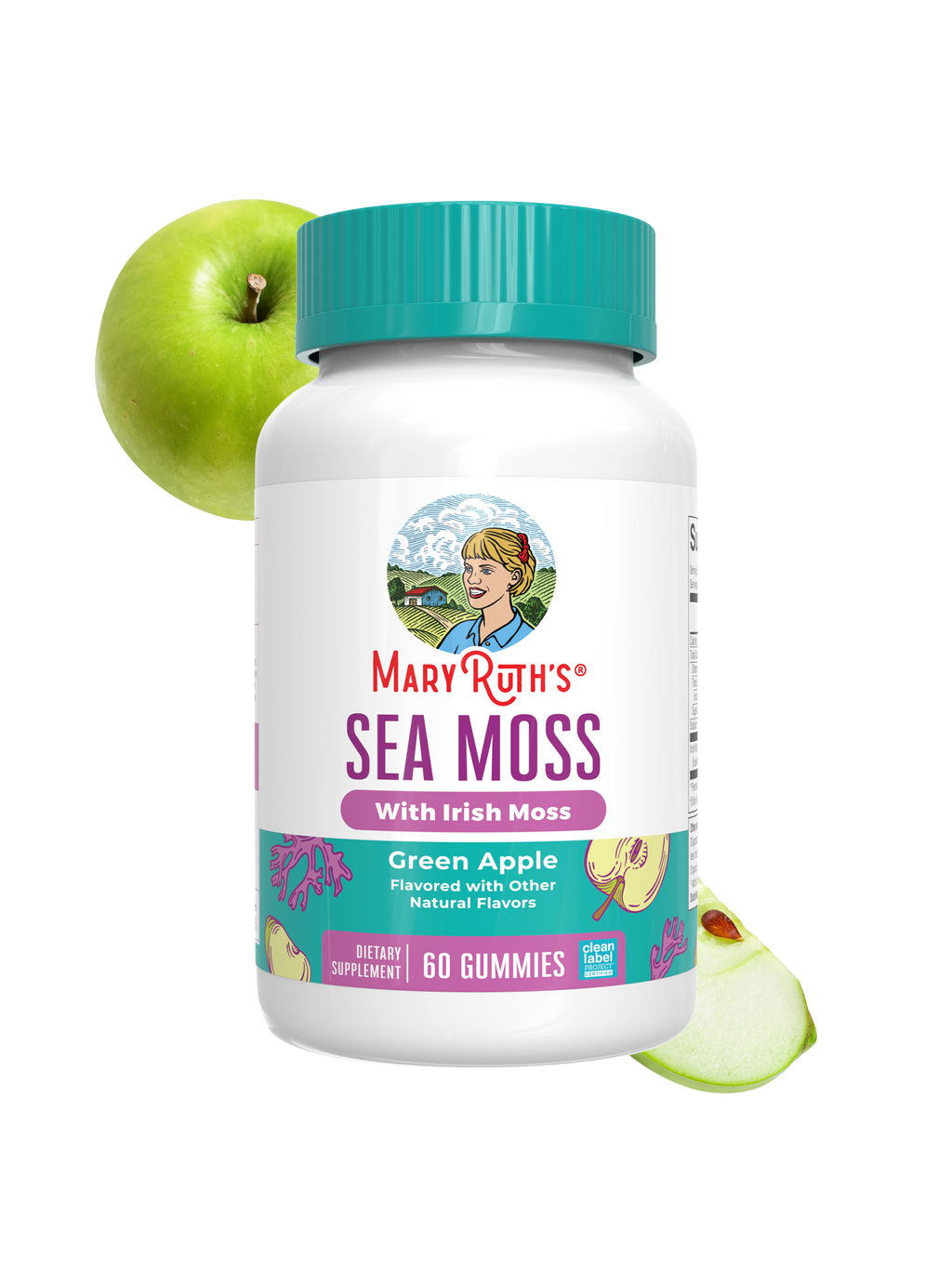 Sea Moss Gummies Green Apple 60ct