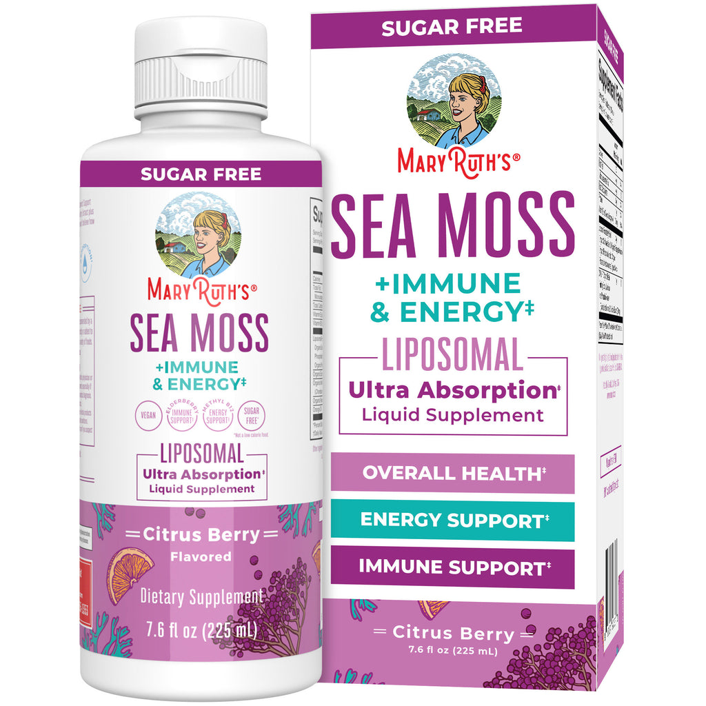 Sea Moss + Immune & Energy Liposomal (Citrus Berry) 7 oz