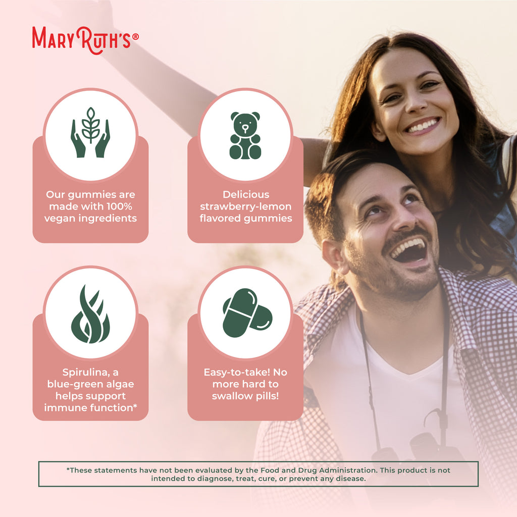 Spirulina Gummies (Strawberry Lemonade) 90 count Benefits