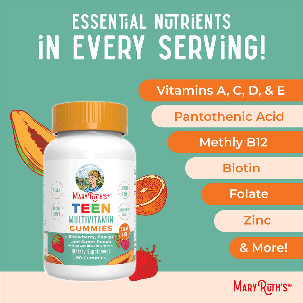 Teen Multivitamin Gummies 60 count Ingredients