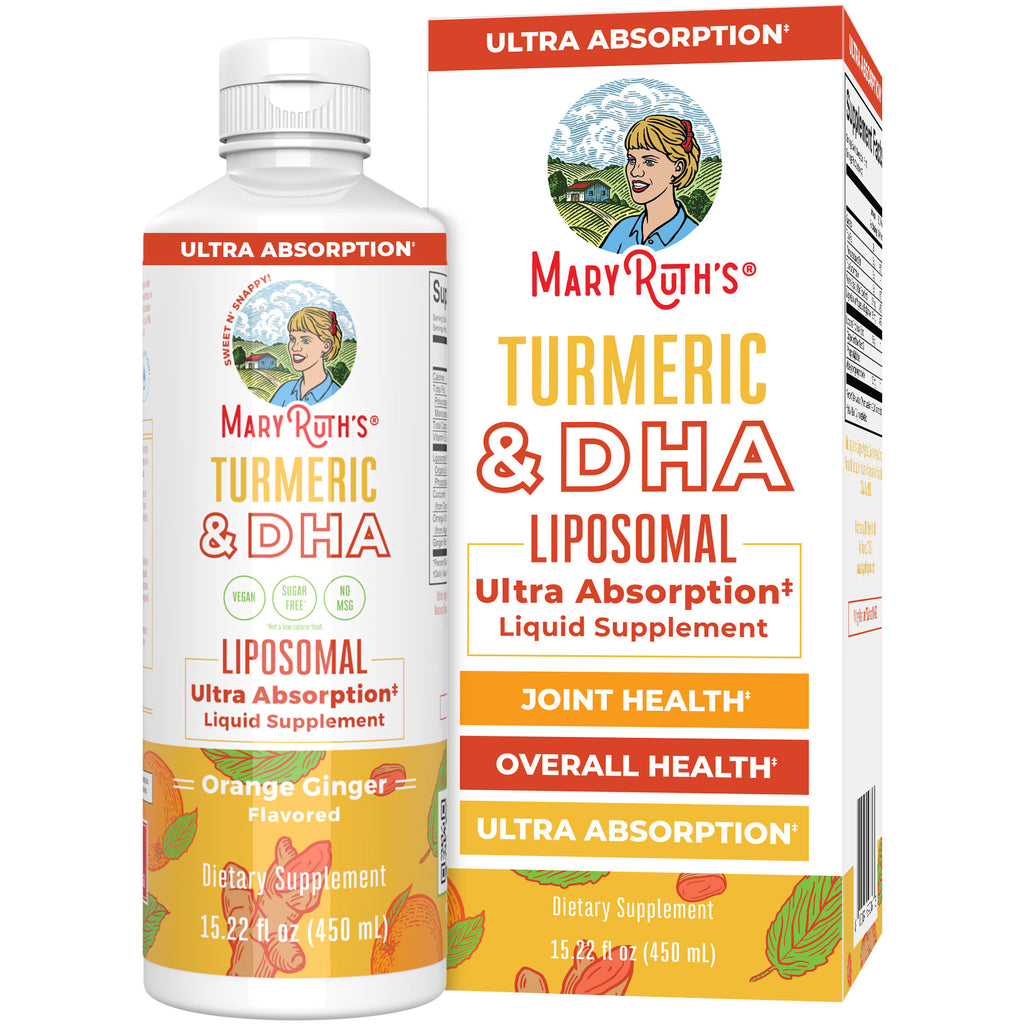Turmeric & DHA Liposomal (Orange Ginger) 15 oz