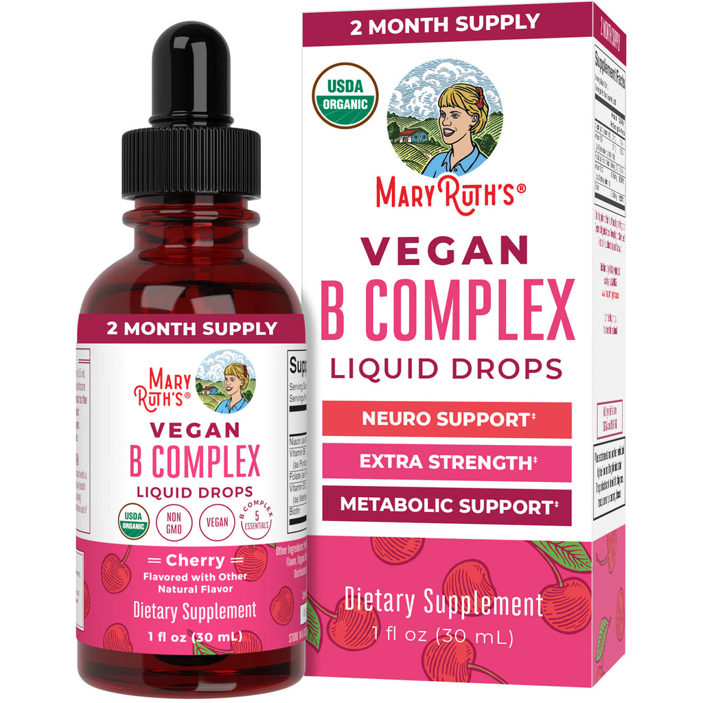 Vegan B-Complex Drops (Cherry) 1 oz