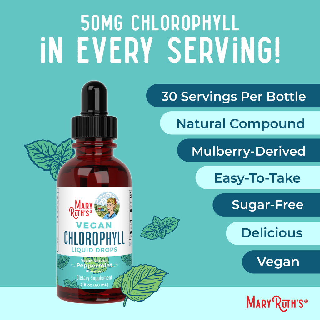 Vegan Liquid Chlorophyll Drops 2 oz Ingredients