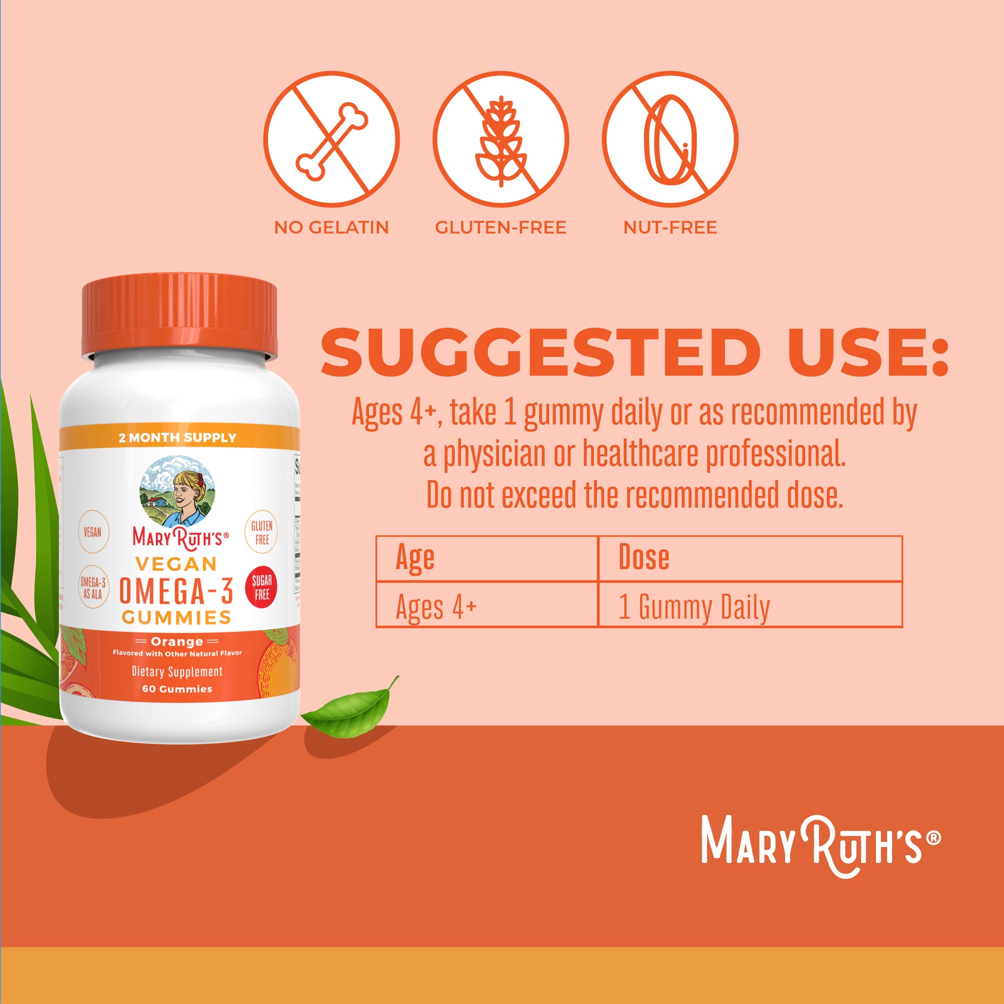 Vegan Omega-3 Gummies – MaryRuth Organics
