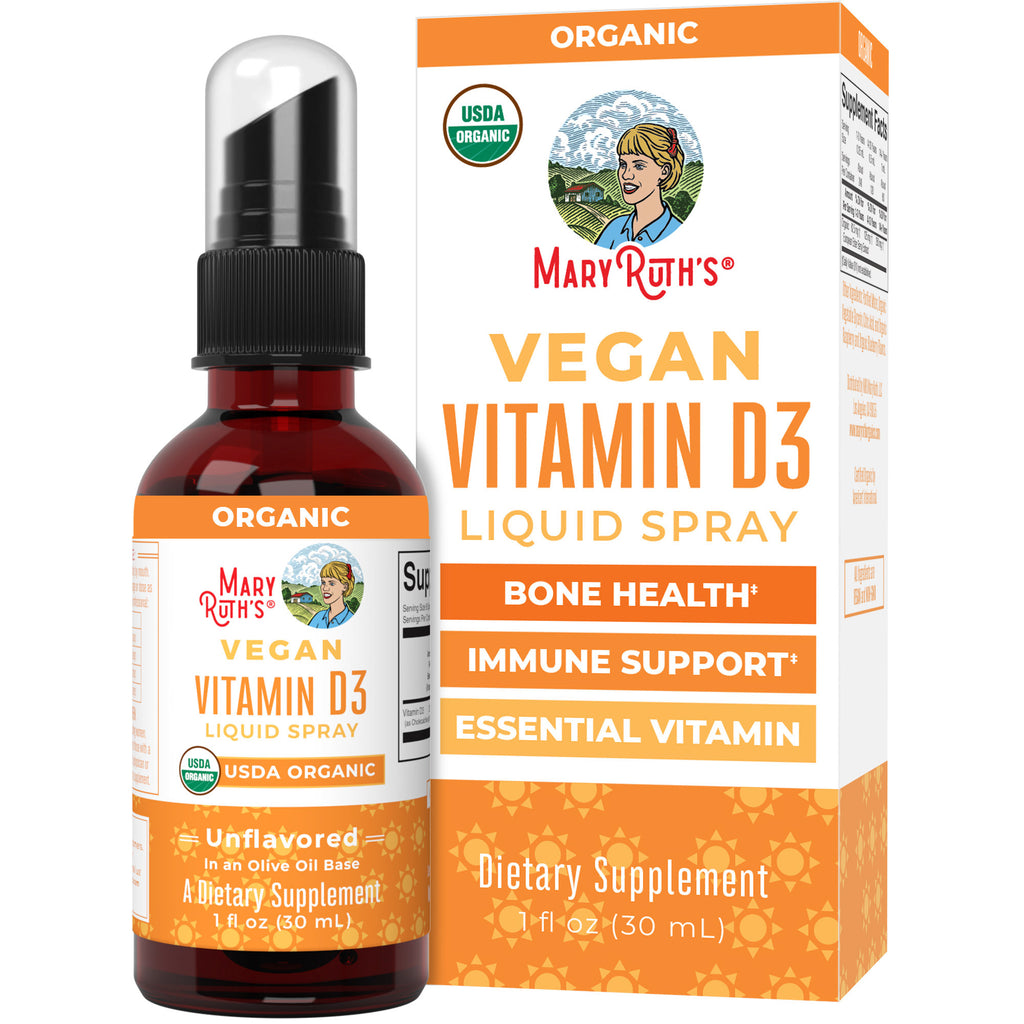 Vegan Vitamin D3 Liquid Spray (Unflavored) 1 oz