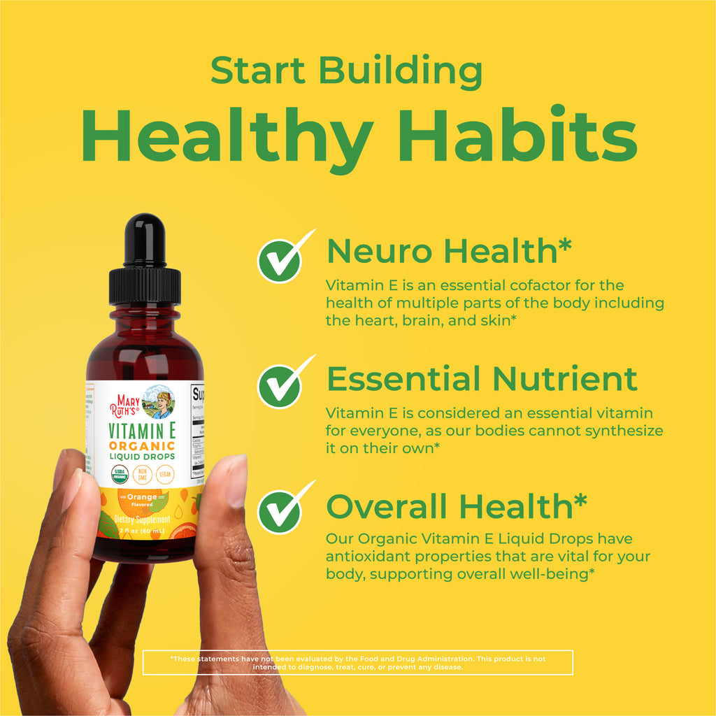 Vitamin E Organic Liquid Drops Vitamin E Organic Liquid Drops
