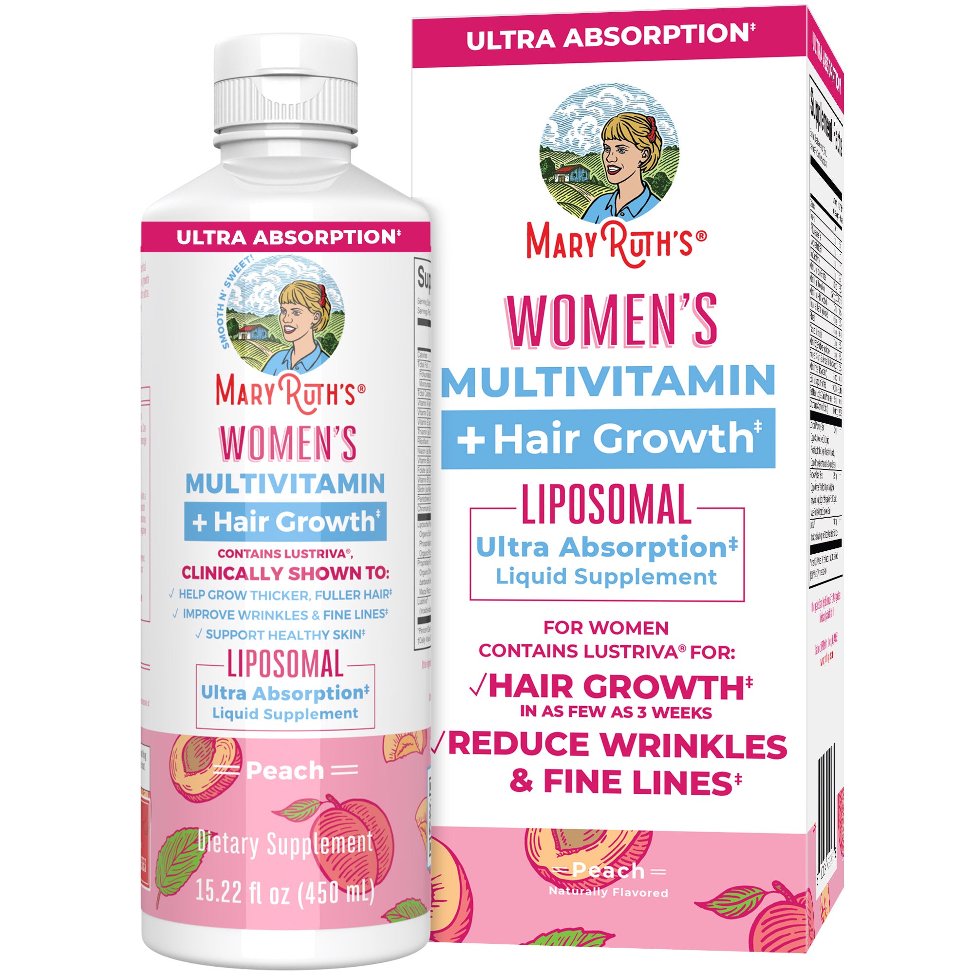 Women's Multivitamin + Lustriva Hair Growth Liposomal