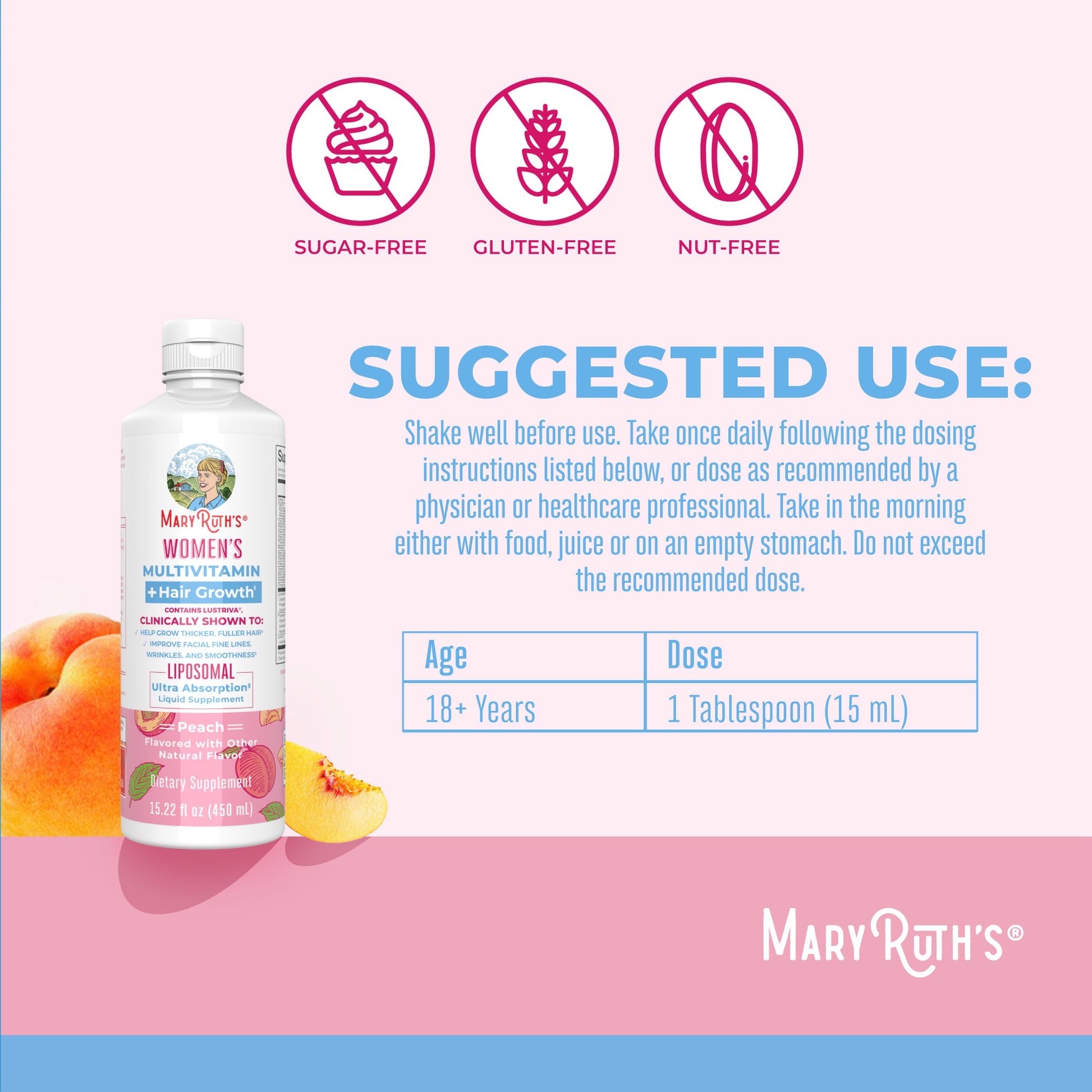 Women's Multivitamin + Lustriva Hair Growth Liposomal