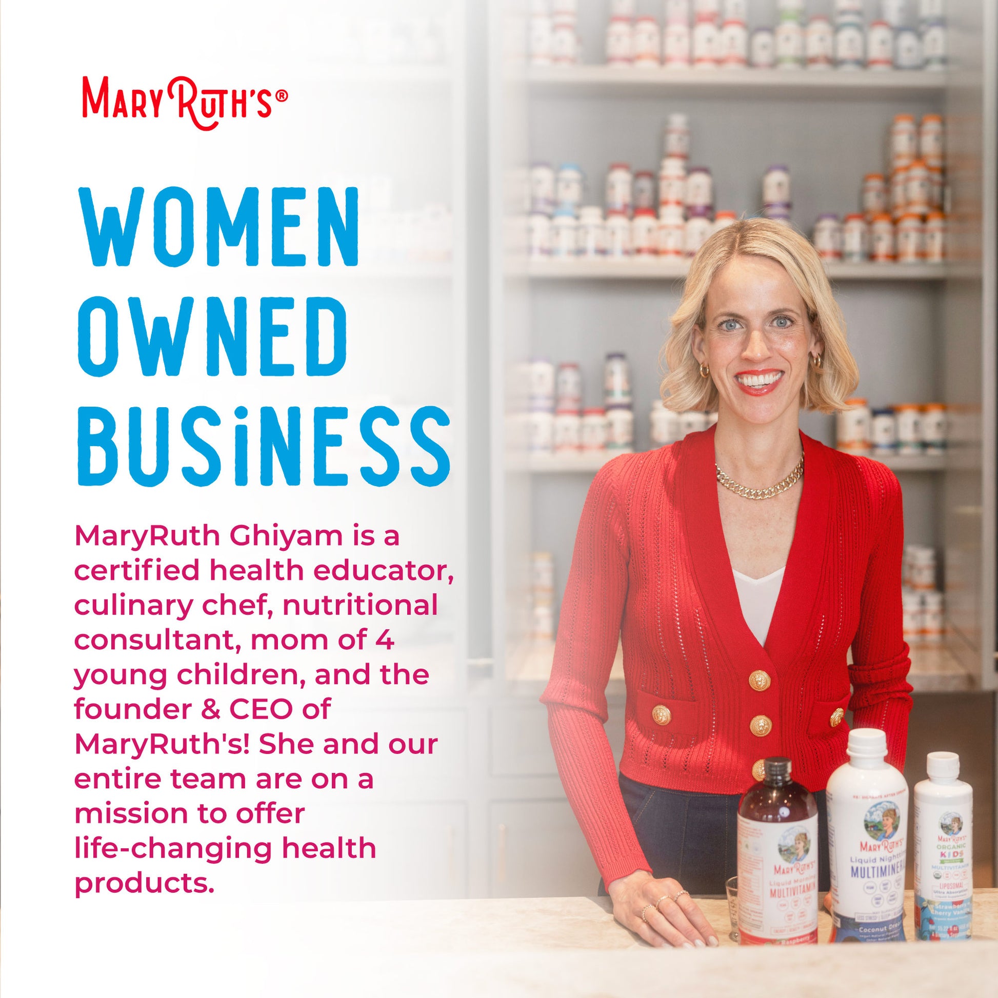 Women’s 40+ Multivitamin Gummies (Lemonade) 60 Count Women Owned