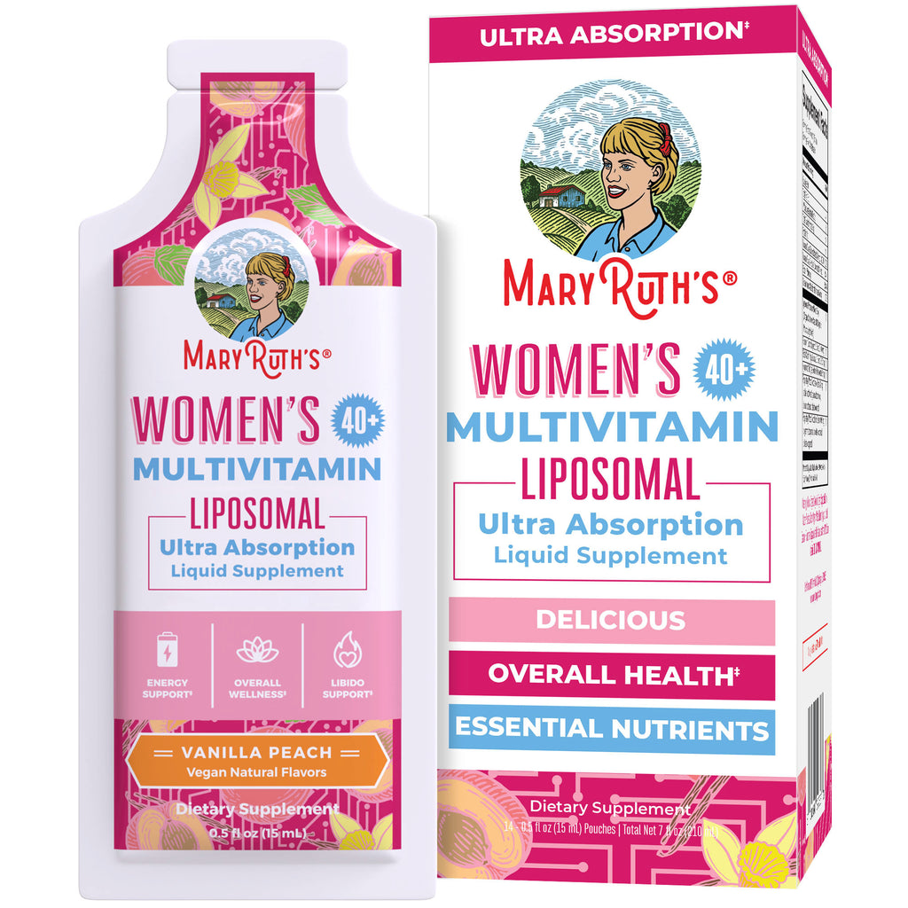 Women’s 40+ Multivitamin Liposomal Pouches (Vanilla Peach)
