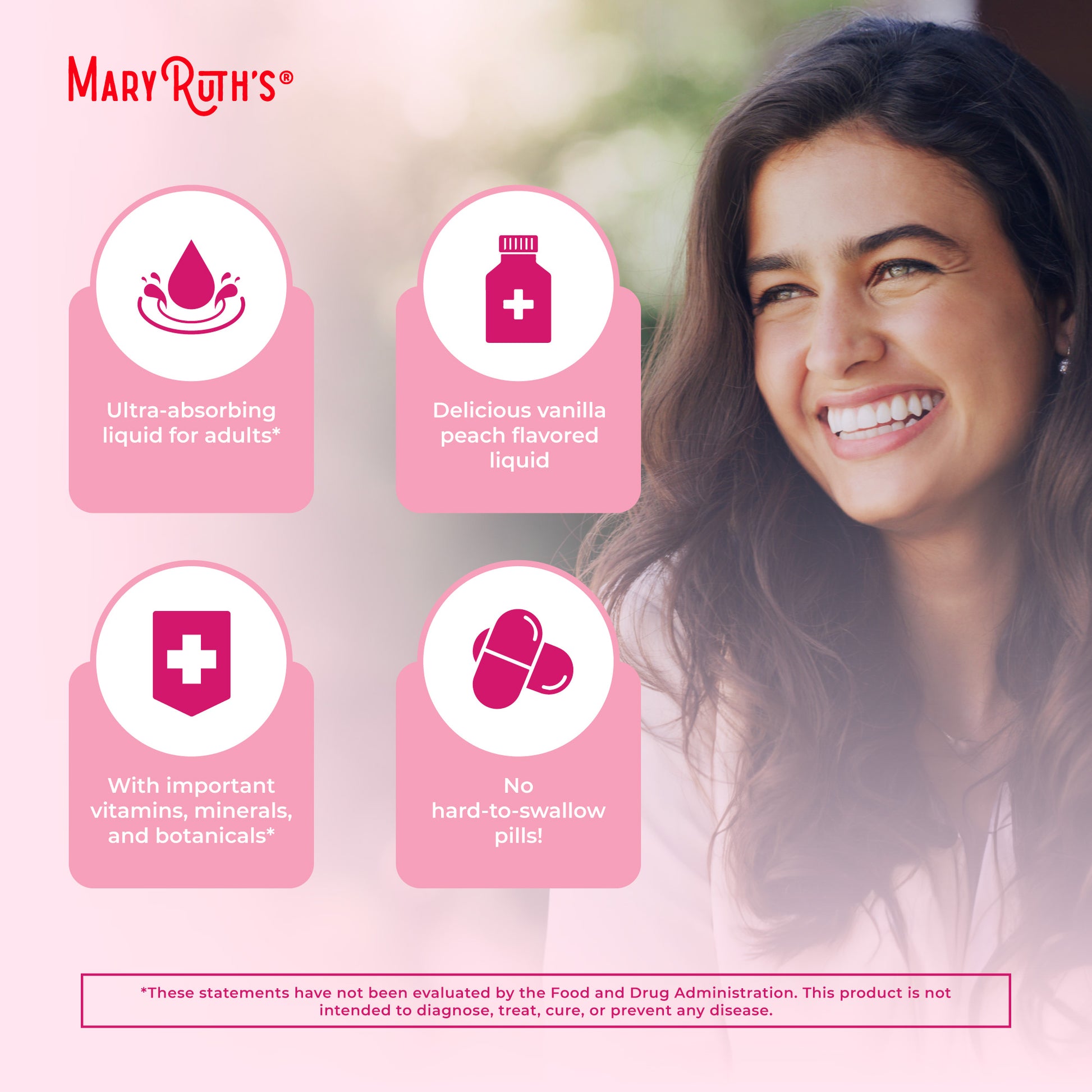 Women’s Organic Multivitamin Liposomal Pouches (Vanilla Peach) Benefits