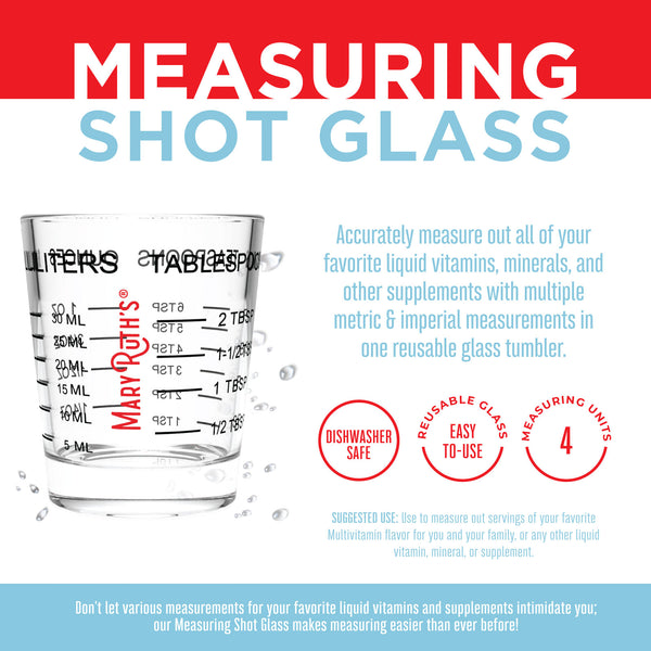 MaryRuth Measuring Cup Shot Glass  Product Information
