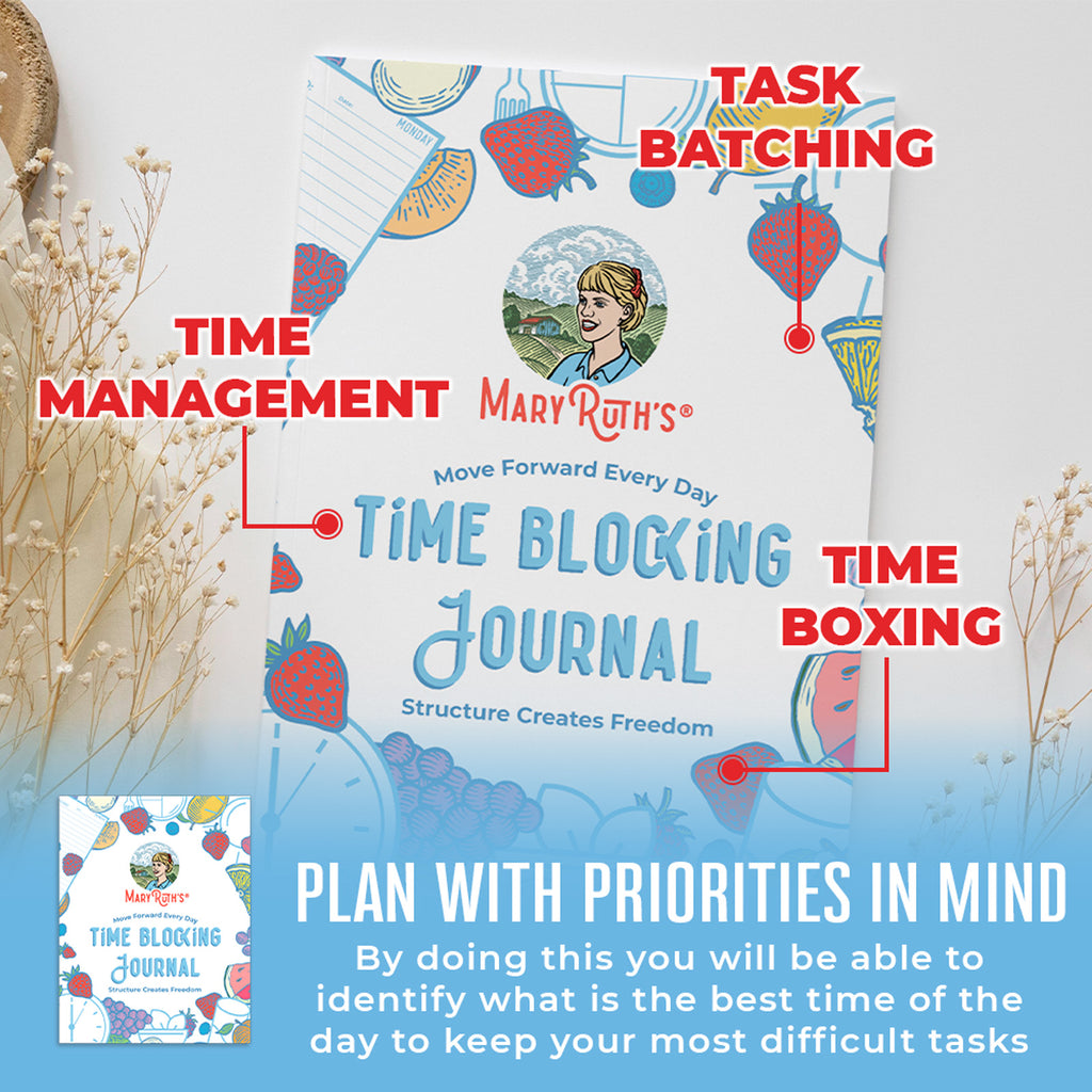 Time Blocking Journal Book Plan with Priorities
