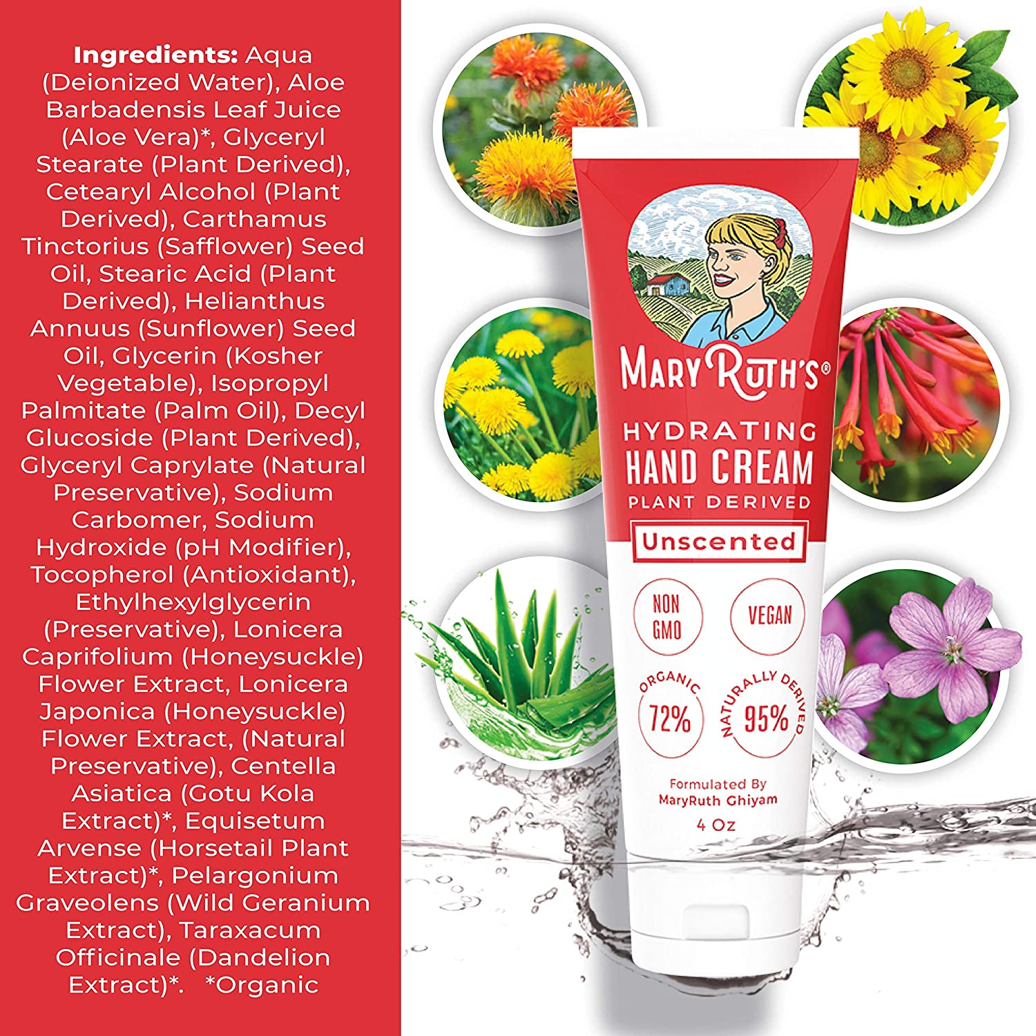 Hydrating Hand Cream 4oz Ingredients