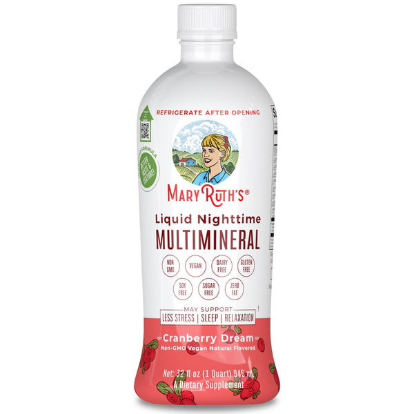 MaryRuth Liquid Nighttime Multimineral Cranberry Dream Flavor Product Image