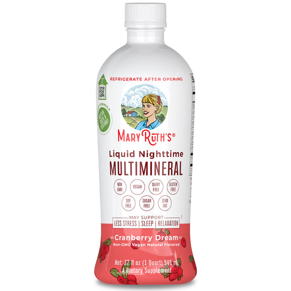 Mary Ruth Multi Liquid Nighttime Multimineral | Cranberry Flavor – MaryRuth Organics