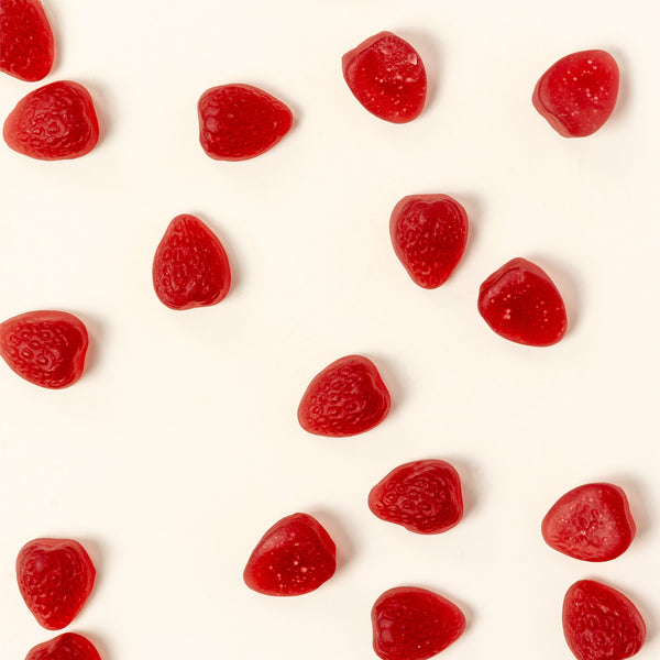 MaryRuth Organic Kids Probiotic Gummies Strawberry Flavor Product Photography
