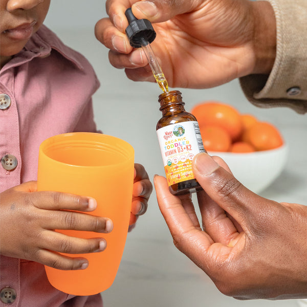 MaryRuth Liquid Vitamin D3 & K2 Drops For Toddlers Unflavored Product Photography