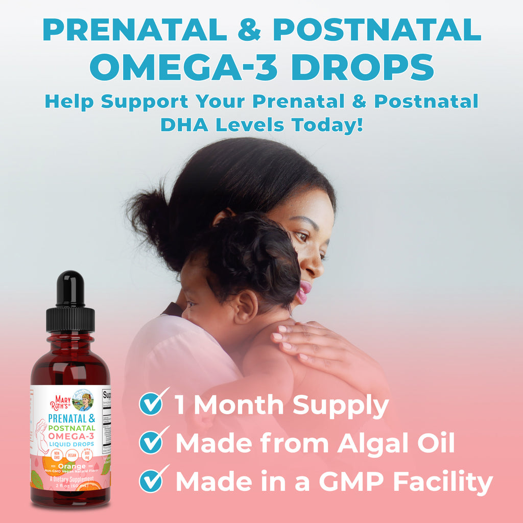 Prenatal & Postnatal Omega-3 Liquid Drops 2 oz Benefits