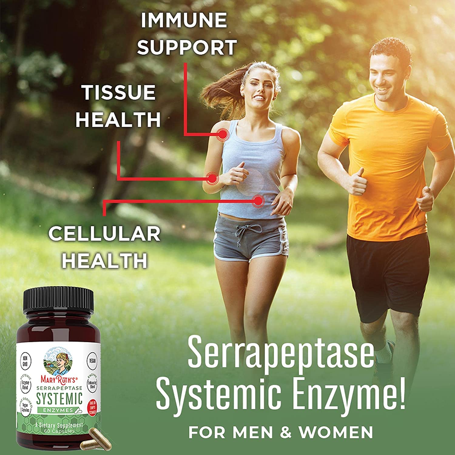 Serrapeptase Systemic Enzymes 60 Capsules Benefits