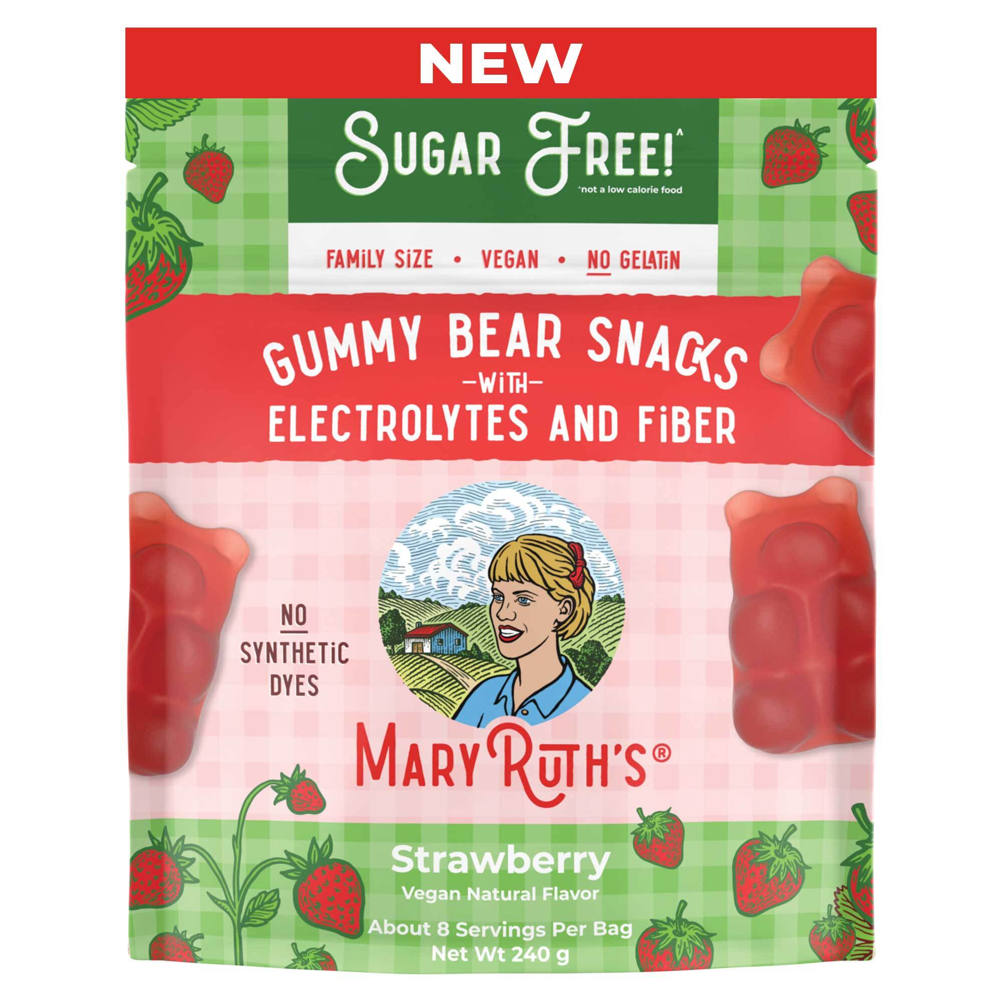 Gummy Snacks, Sugar Free, Strawberry