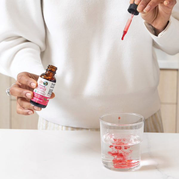 MaryRuth B-Complex Vitamins Liquid Drops Cherry Flavor Product Image Bottle
