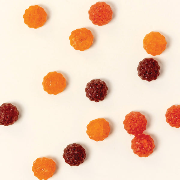 MaryRuth Vegan Vitamin C Gummies Cherry, orange and grape flavor Product Photography