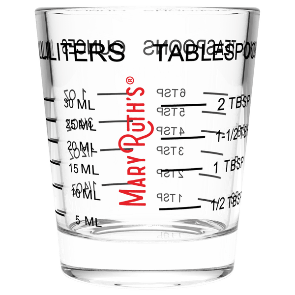Mini Measure Multi-Purpose Measuring Cup Shot glass Red